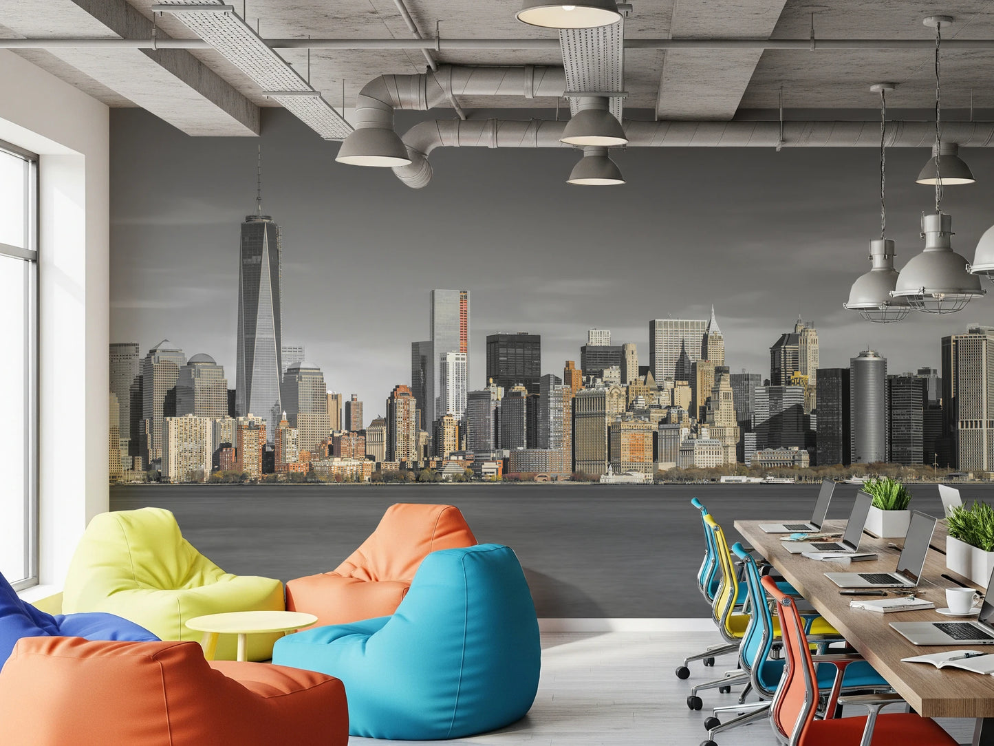 Skyline of New York City Wall Mural
