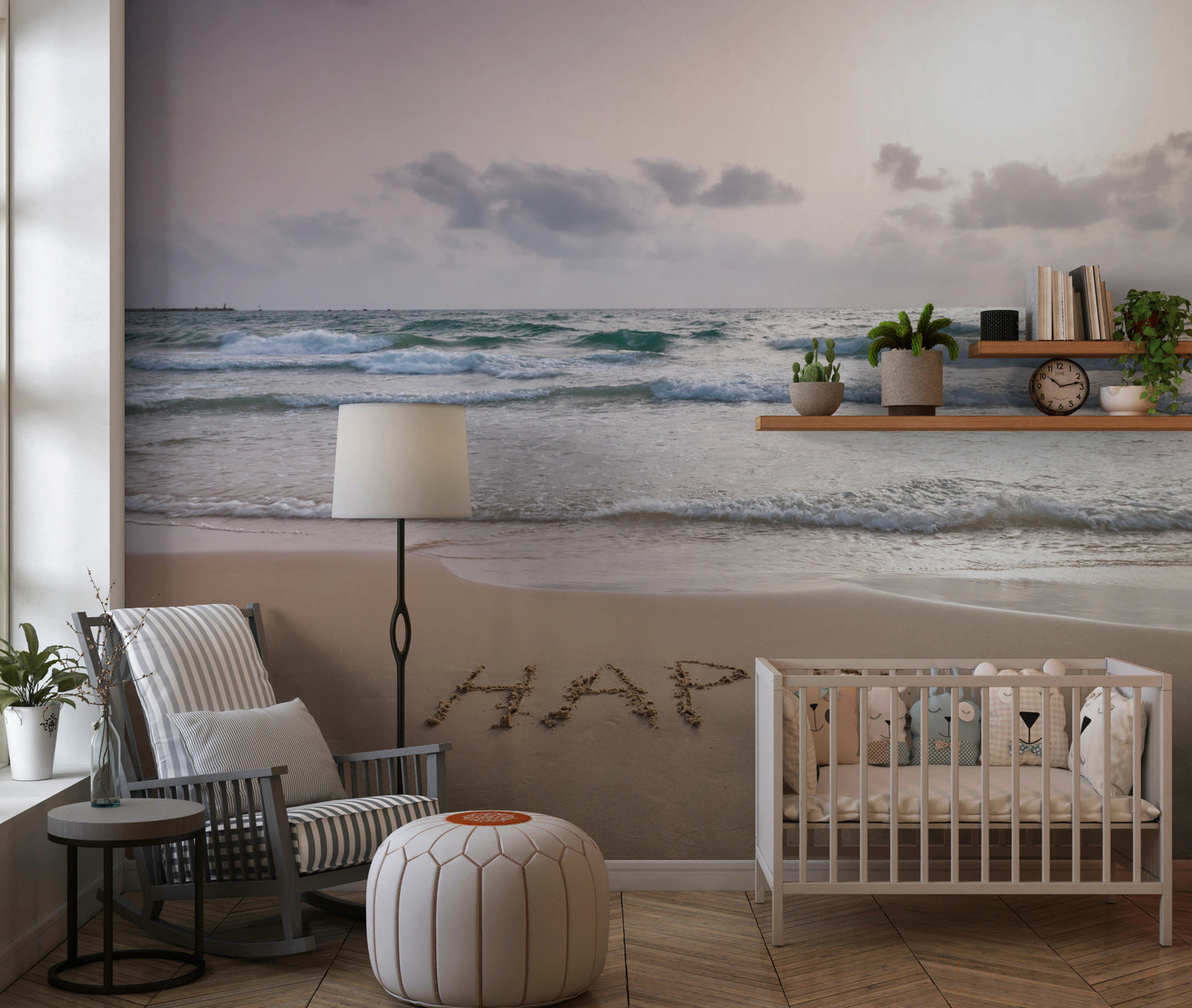 Happy Beach Vibes Wall Mural