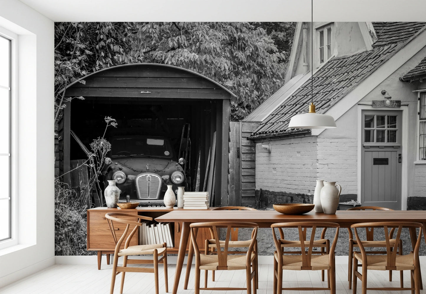 Retro Vehicle Hideaway Wall Mural