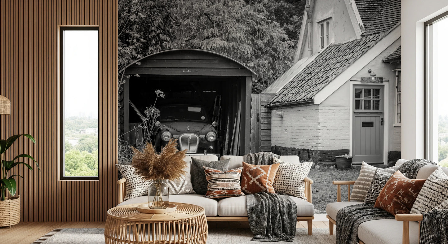 Retro Vehicle Hideaway Wall Mural