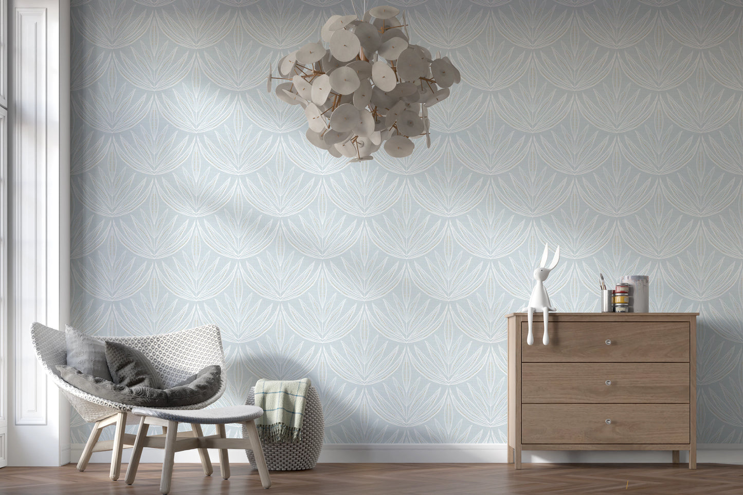 Gilded Petals Wallpaper⁠