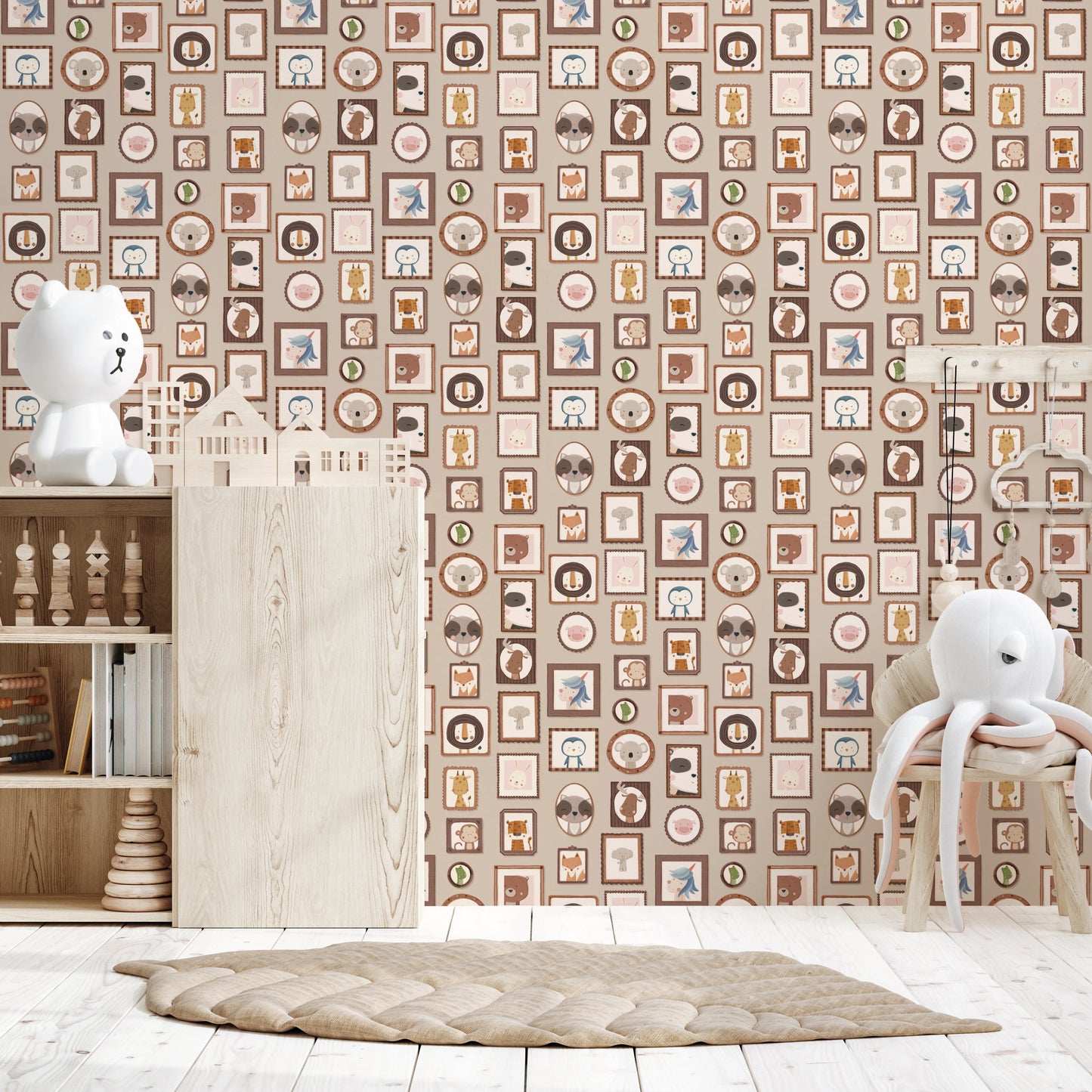 Cute Animal Frames  Wallpaper⁠