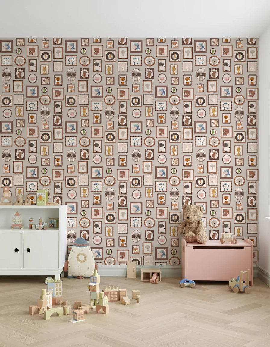 Animal Gallery Wall Wallpaper⁠