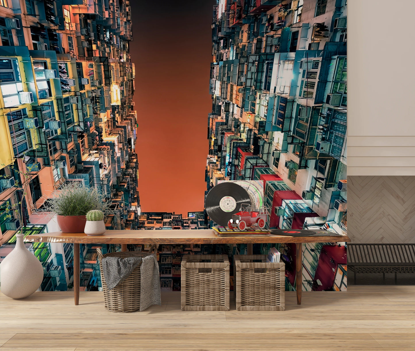 Urban Canyon Wall Mural