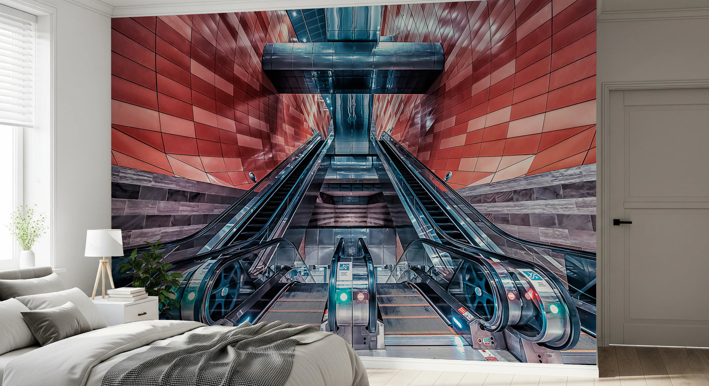 Metropolis Ascent Wall Mural