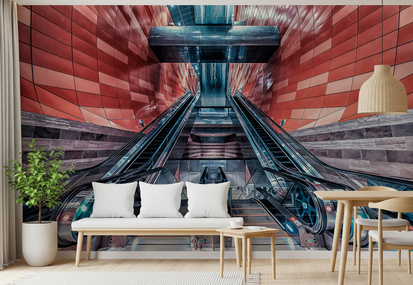 Metropolis Ascent Wall Mural