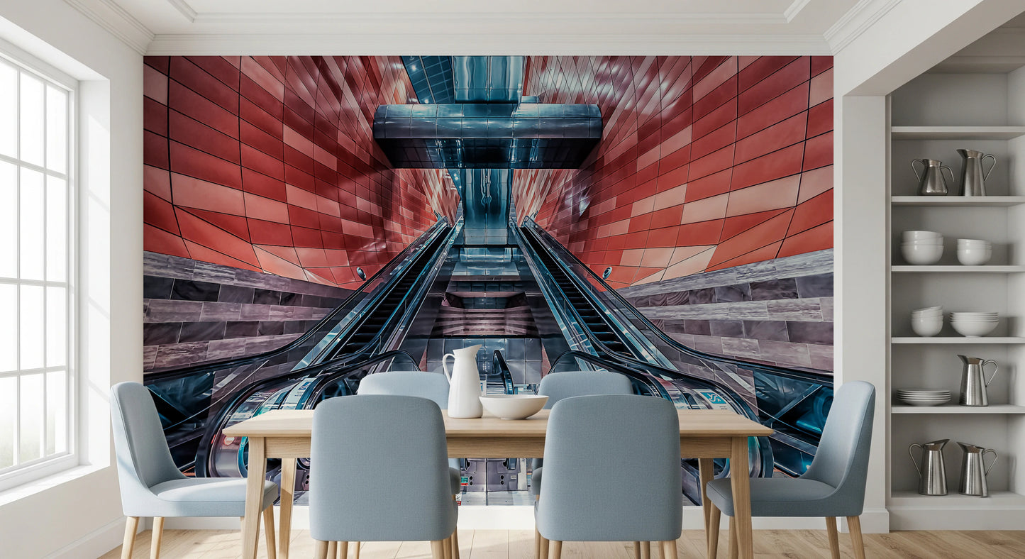 Metropolis Ascent Wall Mural