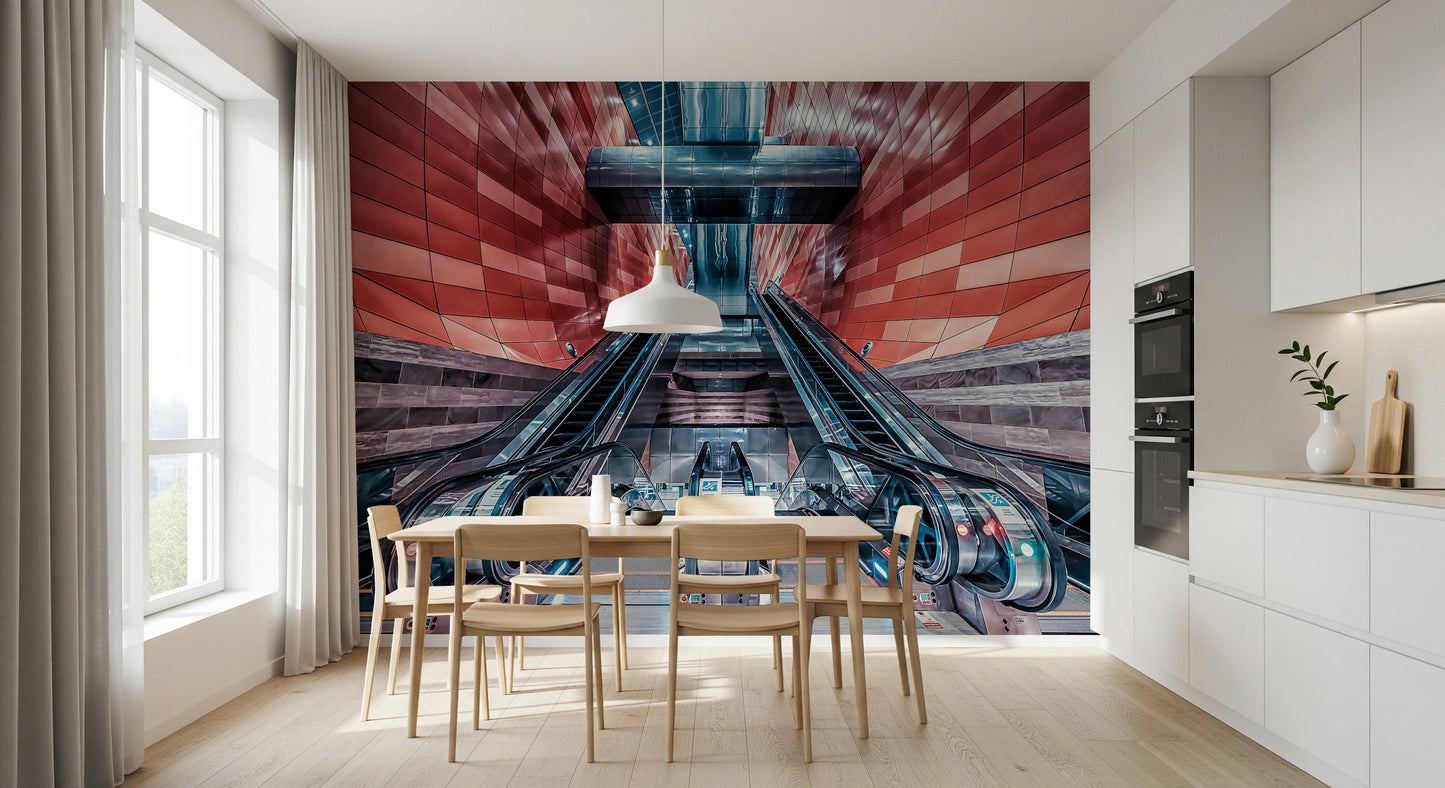 Metropolis Ascent Wall Mural