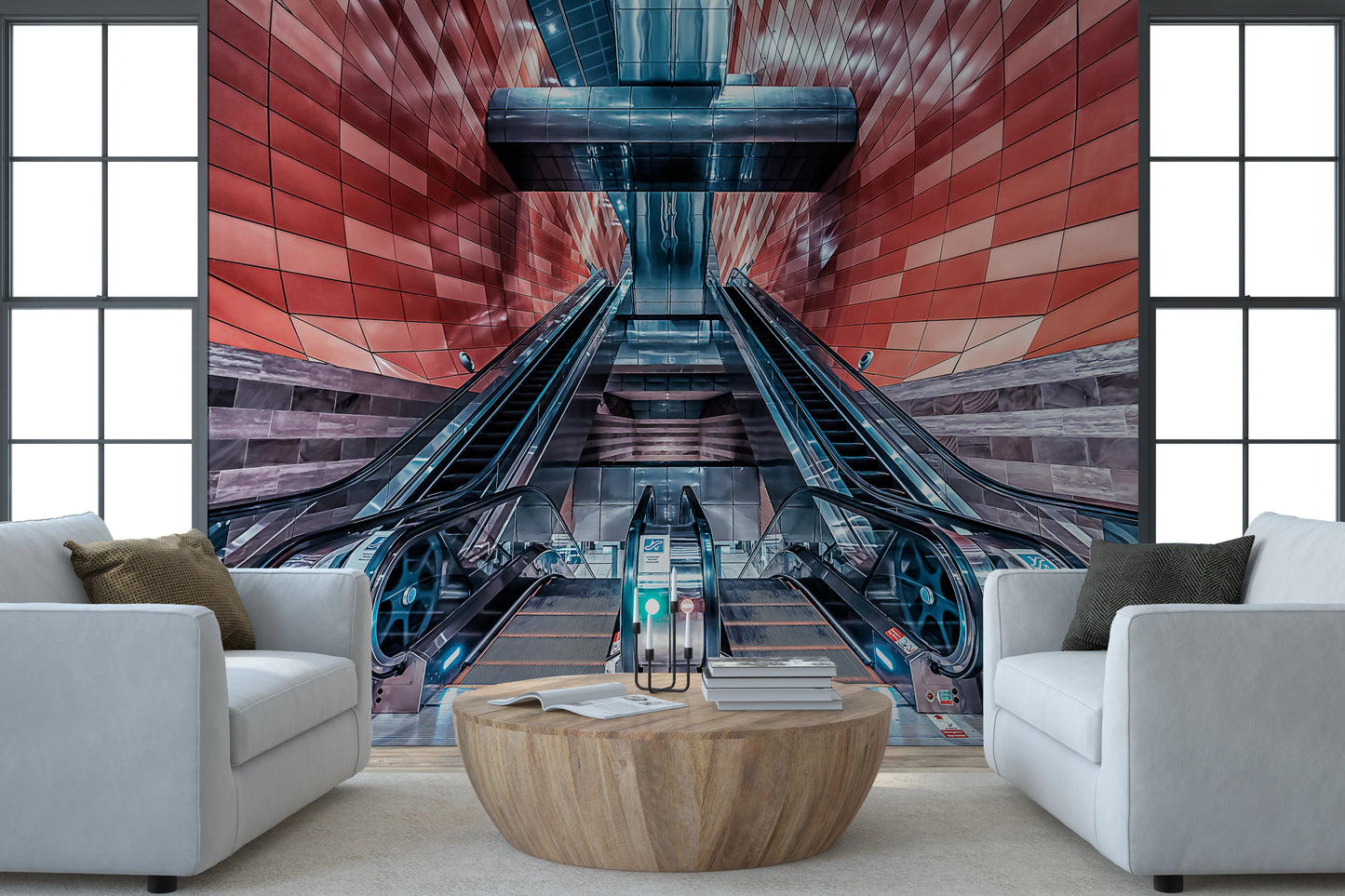 Metropolis Ascent Wall Mural