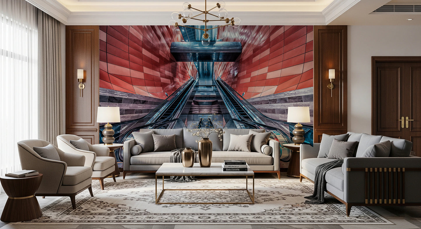 Metropolis Ascent Wall Mural