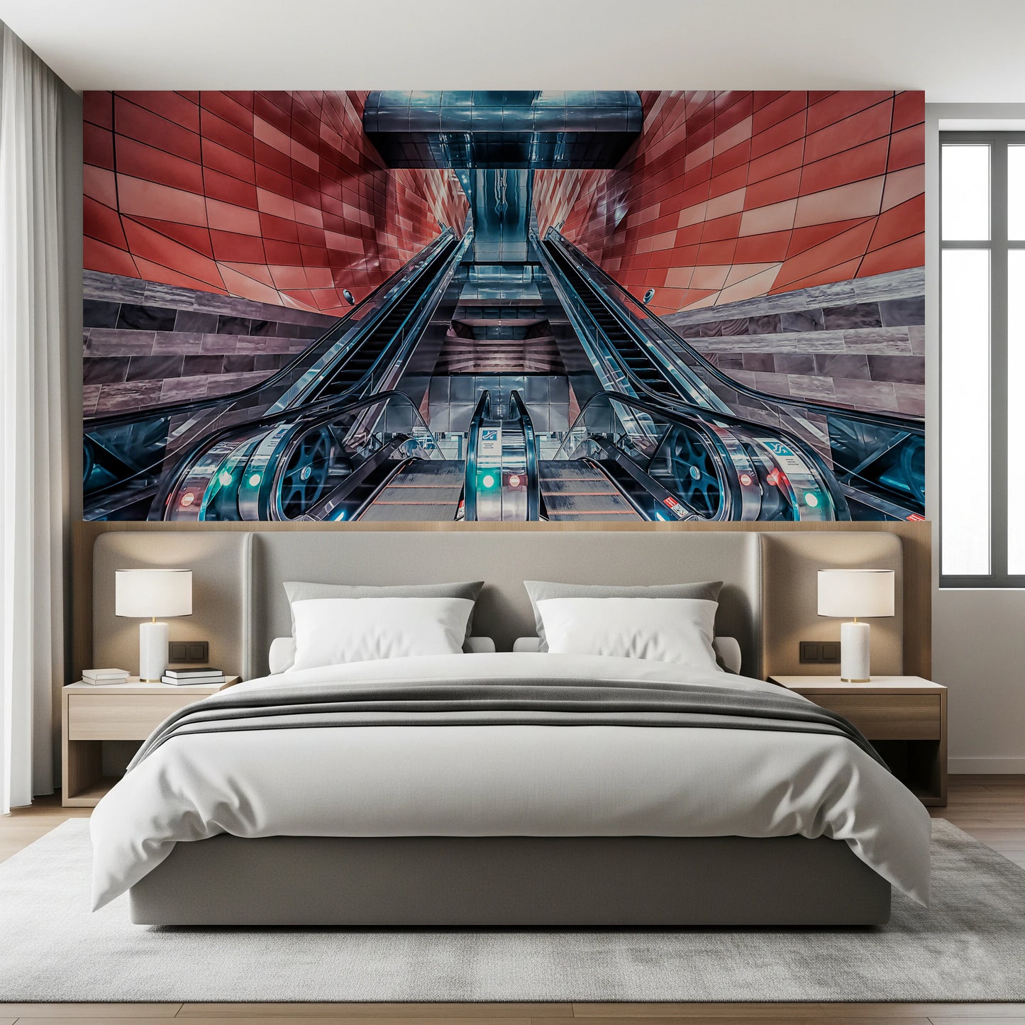 Metropolis Ascent Wall Mural