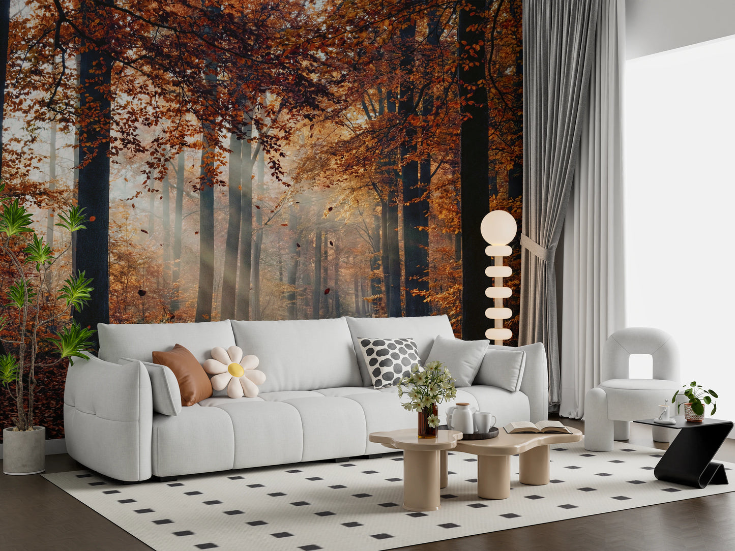 Autumn's Light Wall Mural