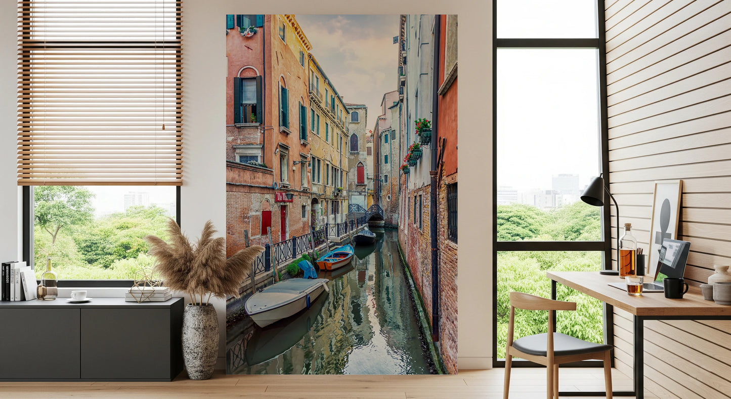 Venetian Canal Serenade Wall Mural