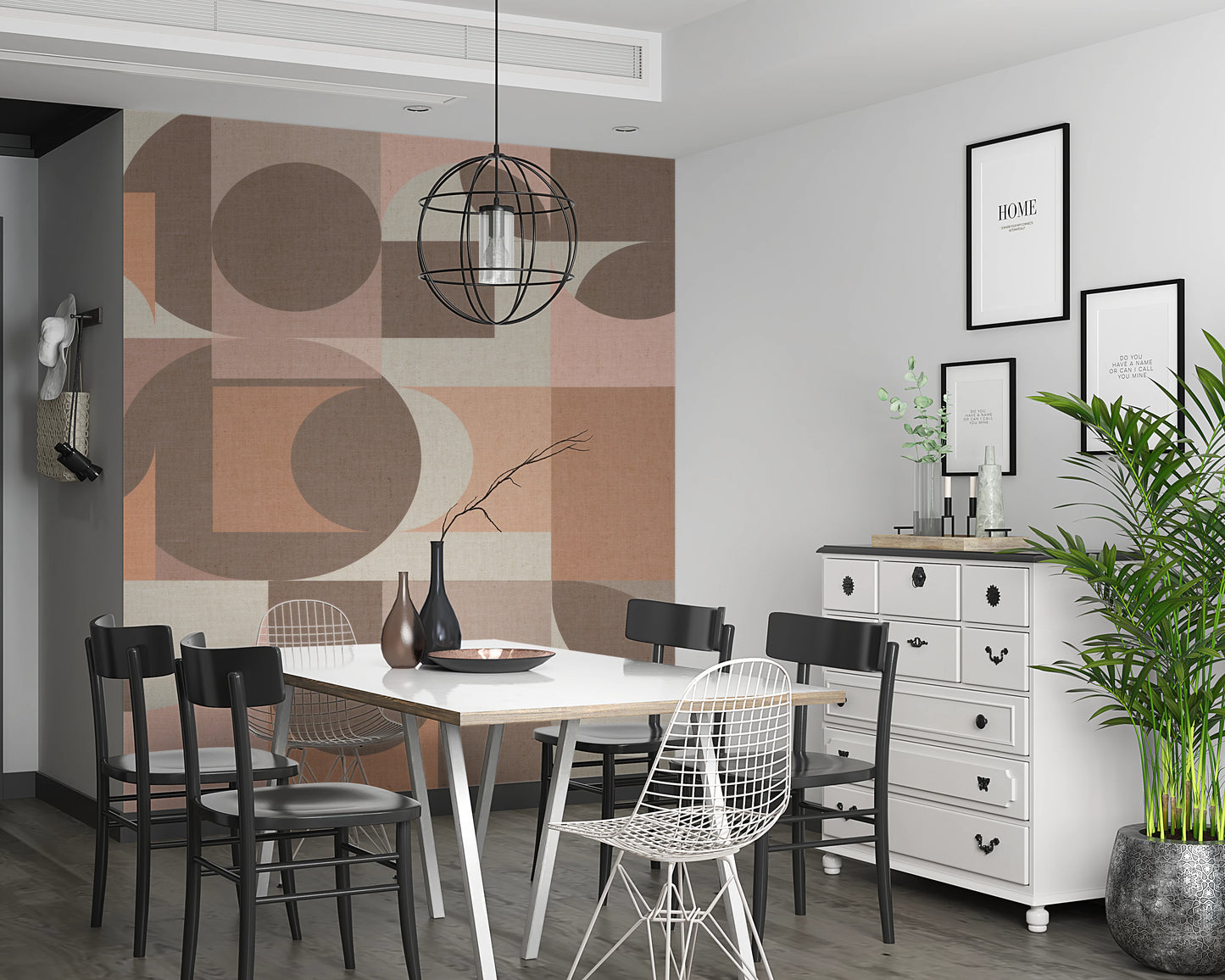 Terra Shapes Wall Mural
