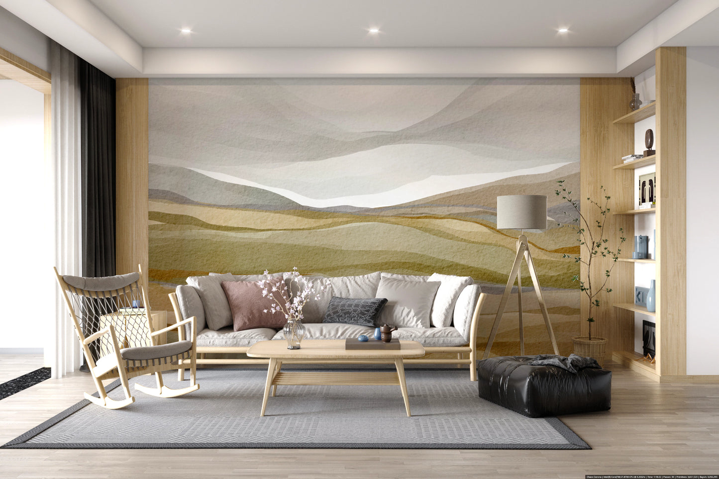 Earthen Horizon  Wall Mural
