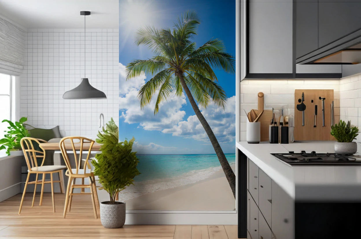 Sun-Kissed Palms Wall Mural