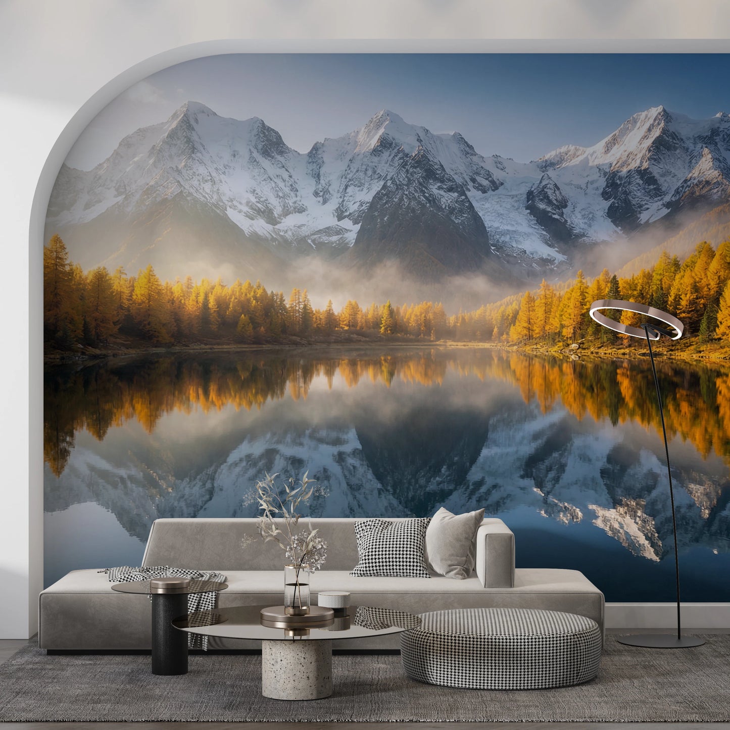 Mirror Mountain Vista Wall Mural