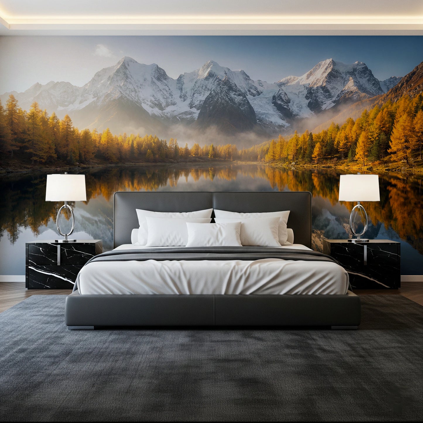 Mirror Mountain Vista Wall Mural