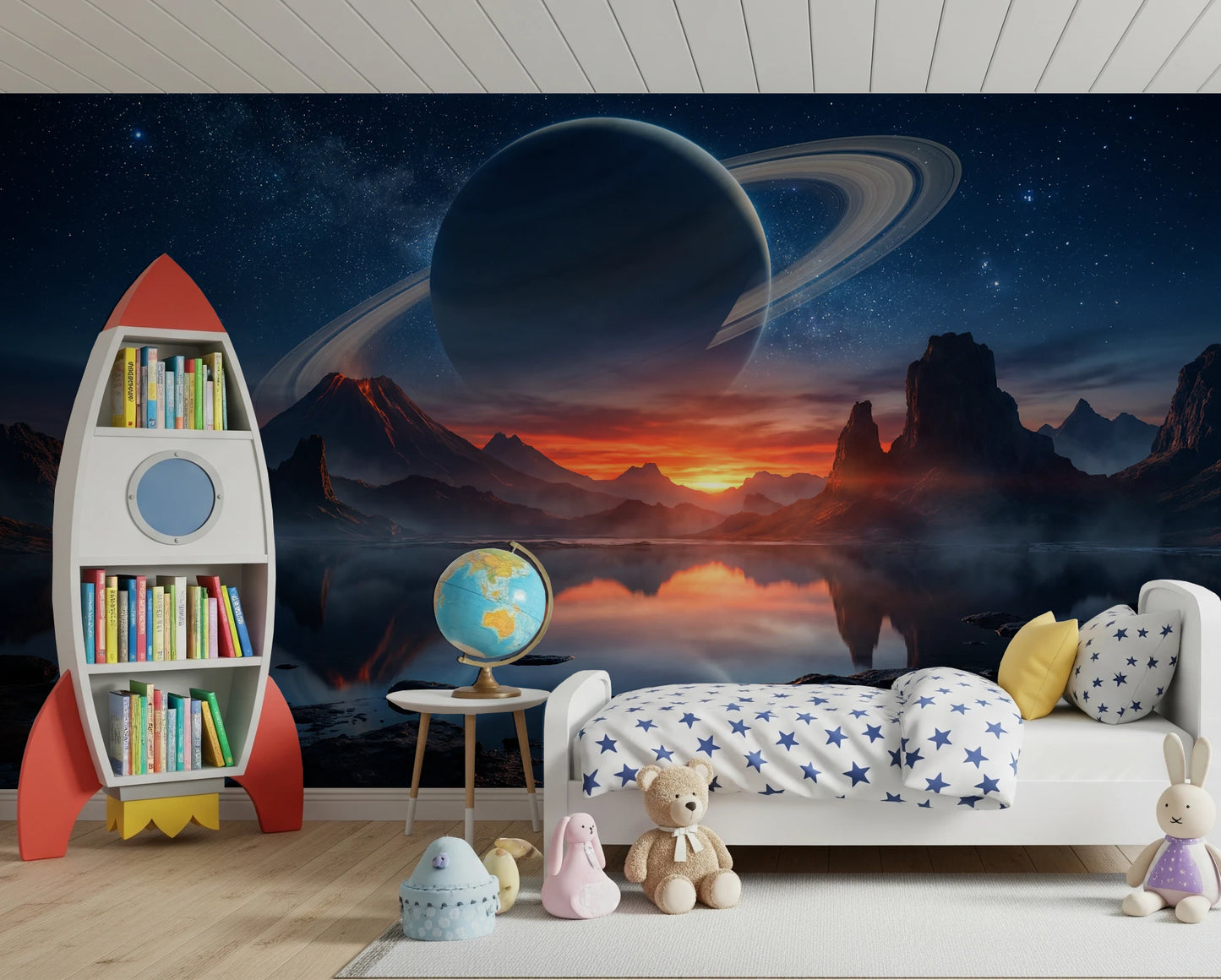 Cosmic Reflection Wall Mural
