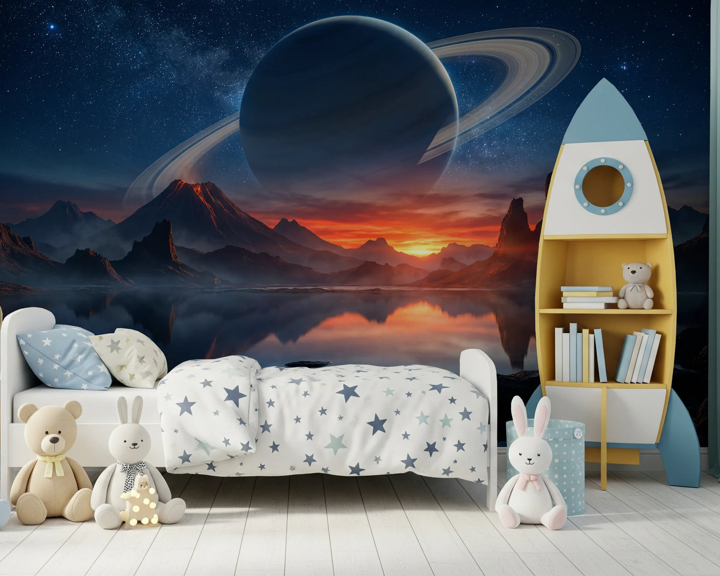 Cosmic Reflection Wall Mural