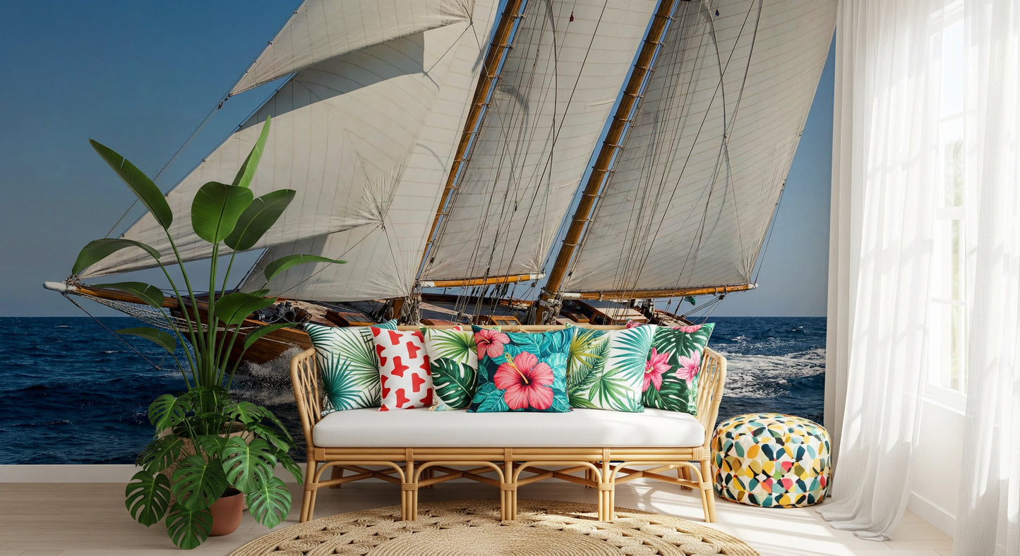 Sailing Serenity Wall Mural