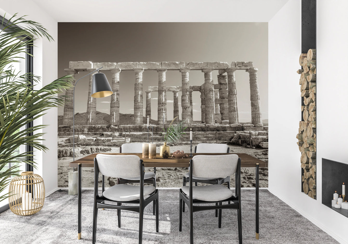 Temple of Poseidon Wall Mural