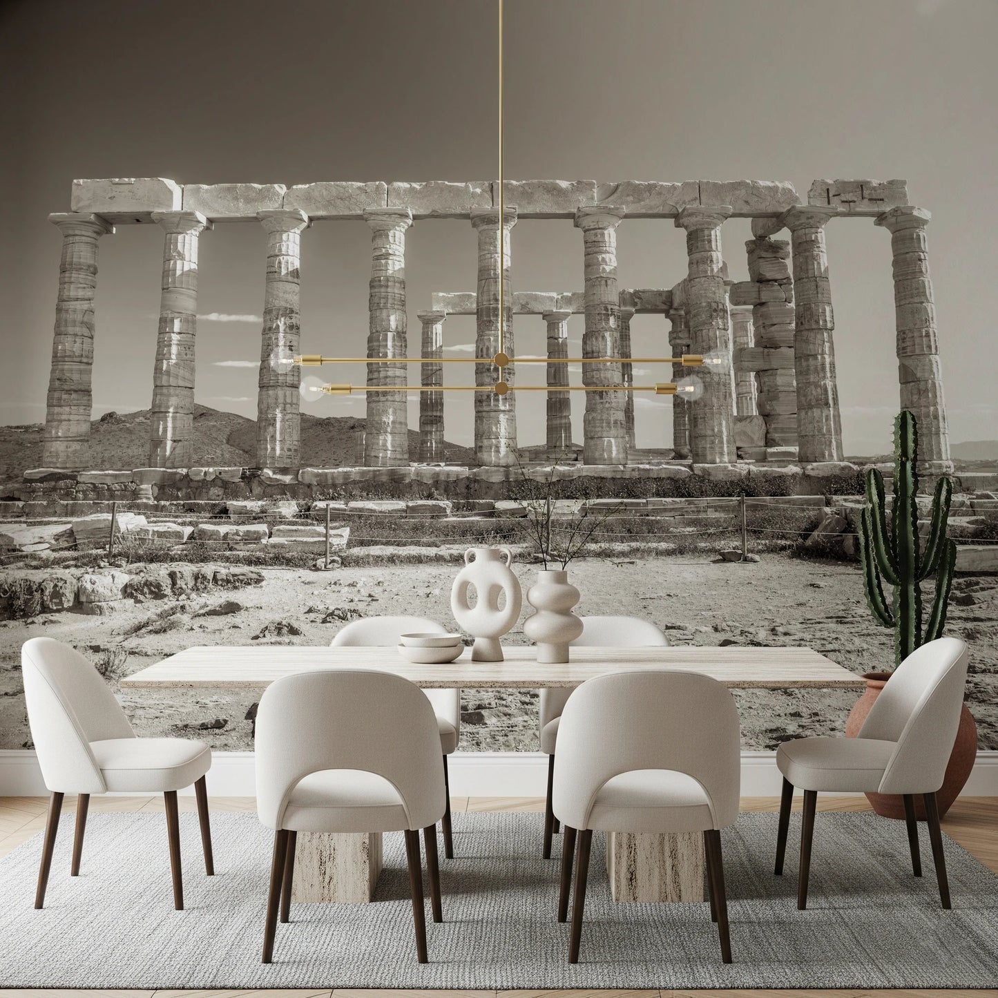 Temple of Poseidon Wall Mural