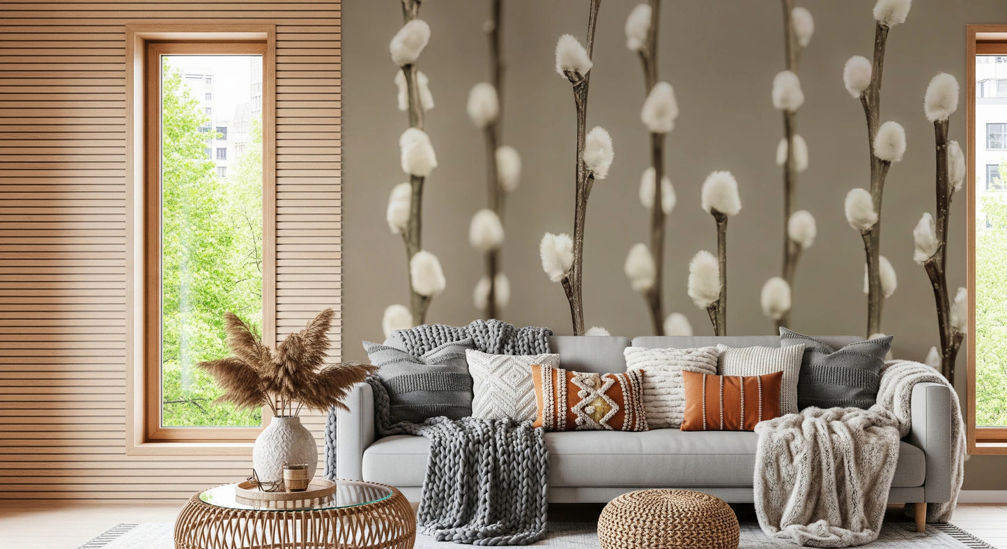 Pussy Willow Wall Mural