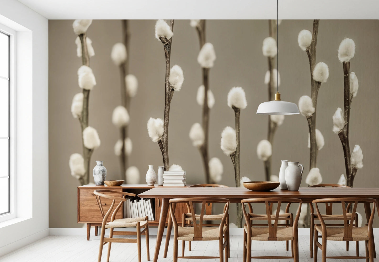 Pussy Willow Wall Mural