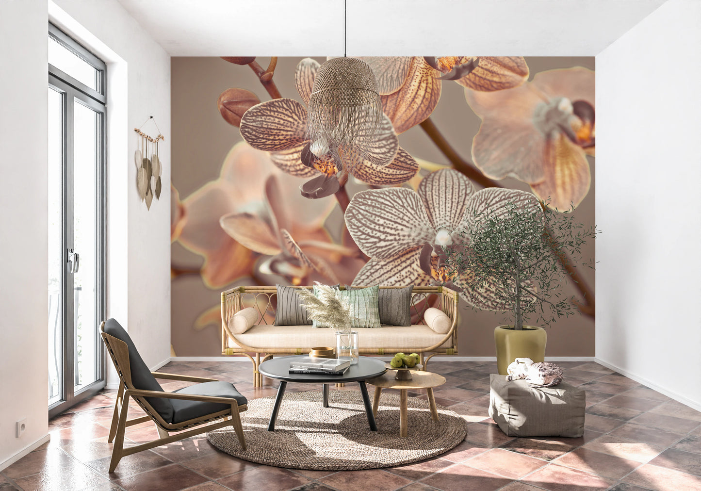 Orchid Whisper Wall Mural