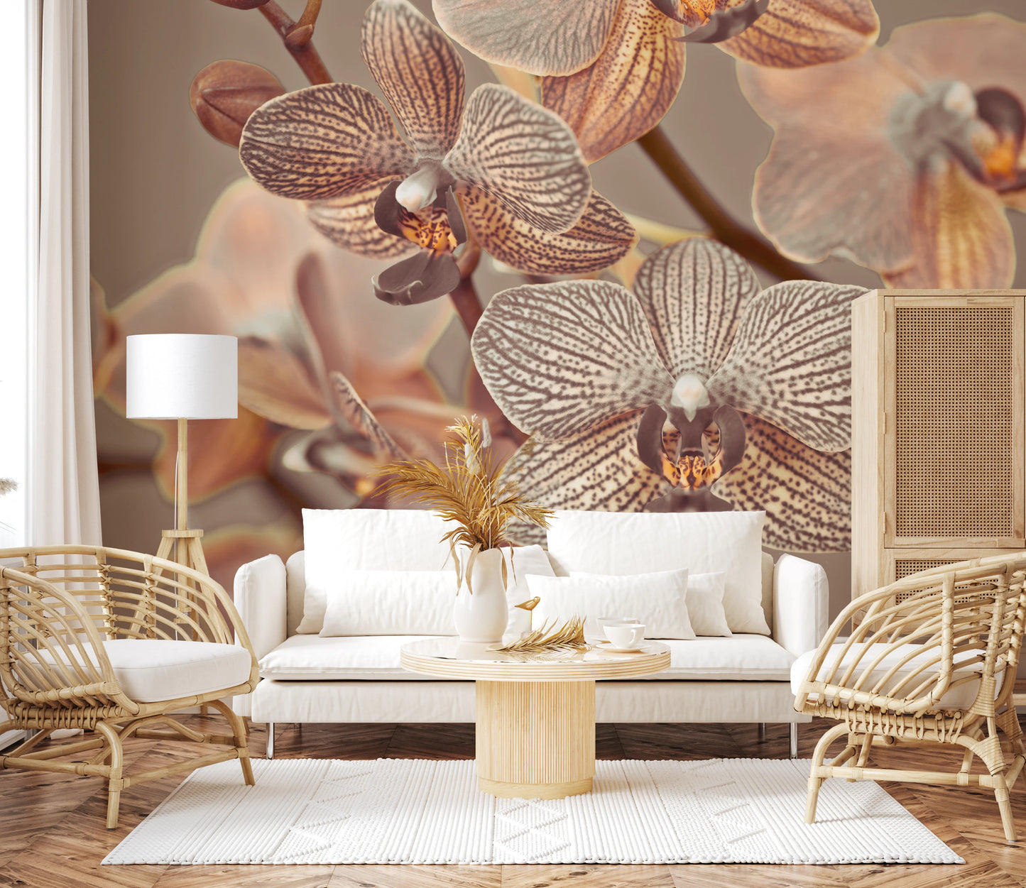 Orchid Whisper Wall Mural