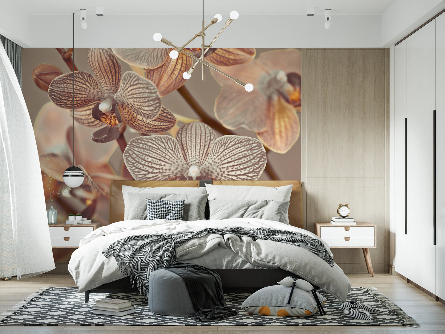 Orchid Whisper Wall Mural