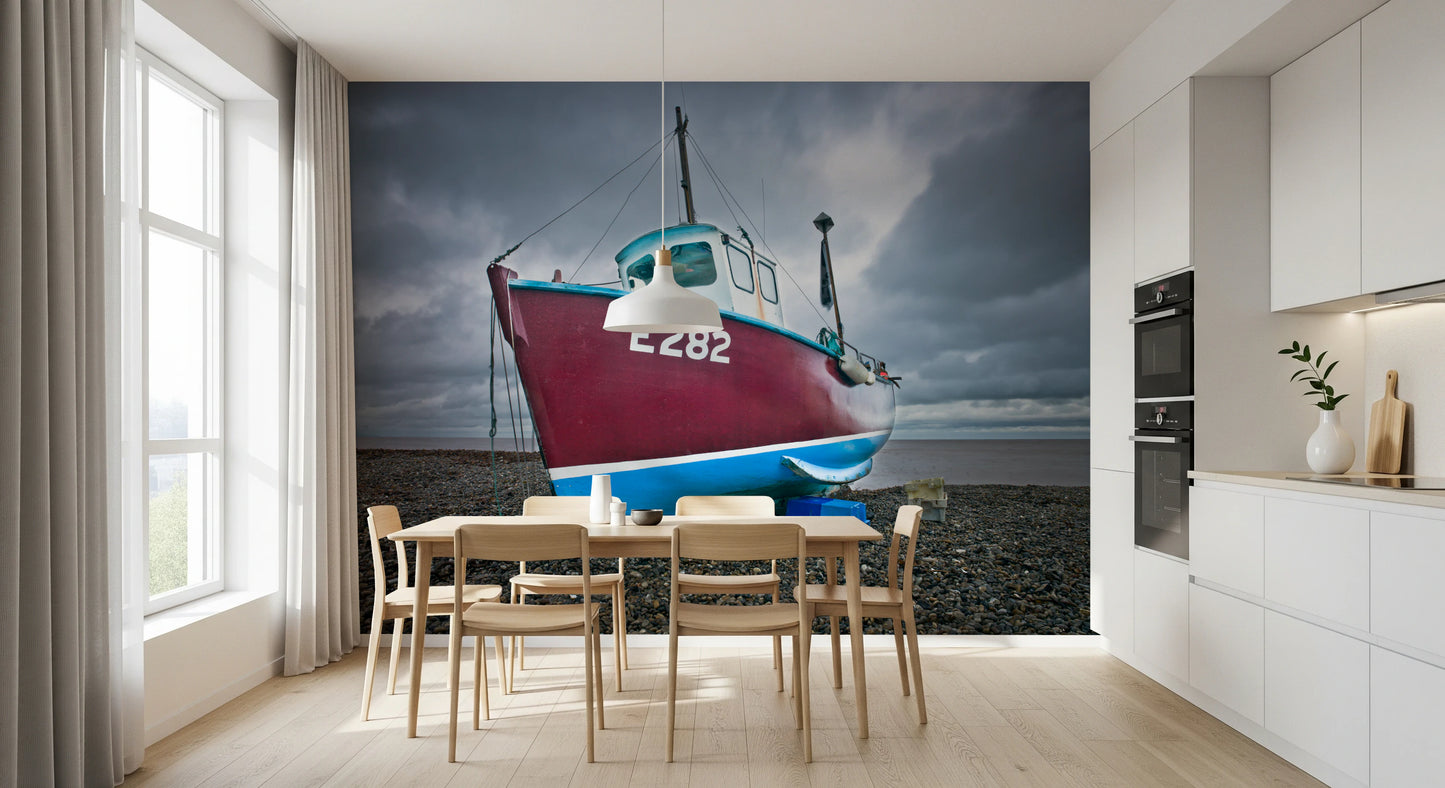 Moored in Serenity Wall Mural