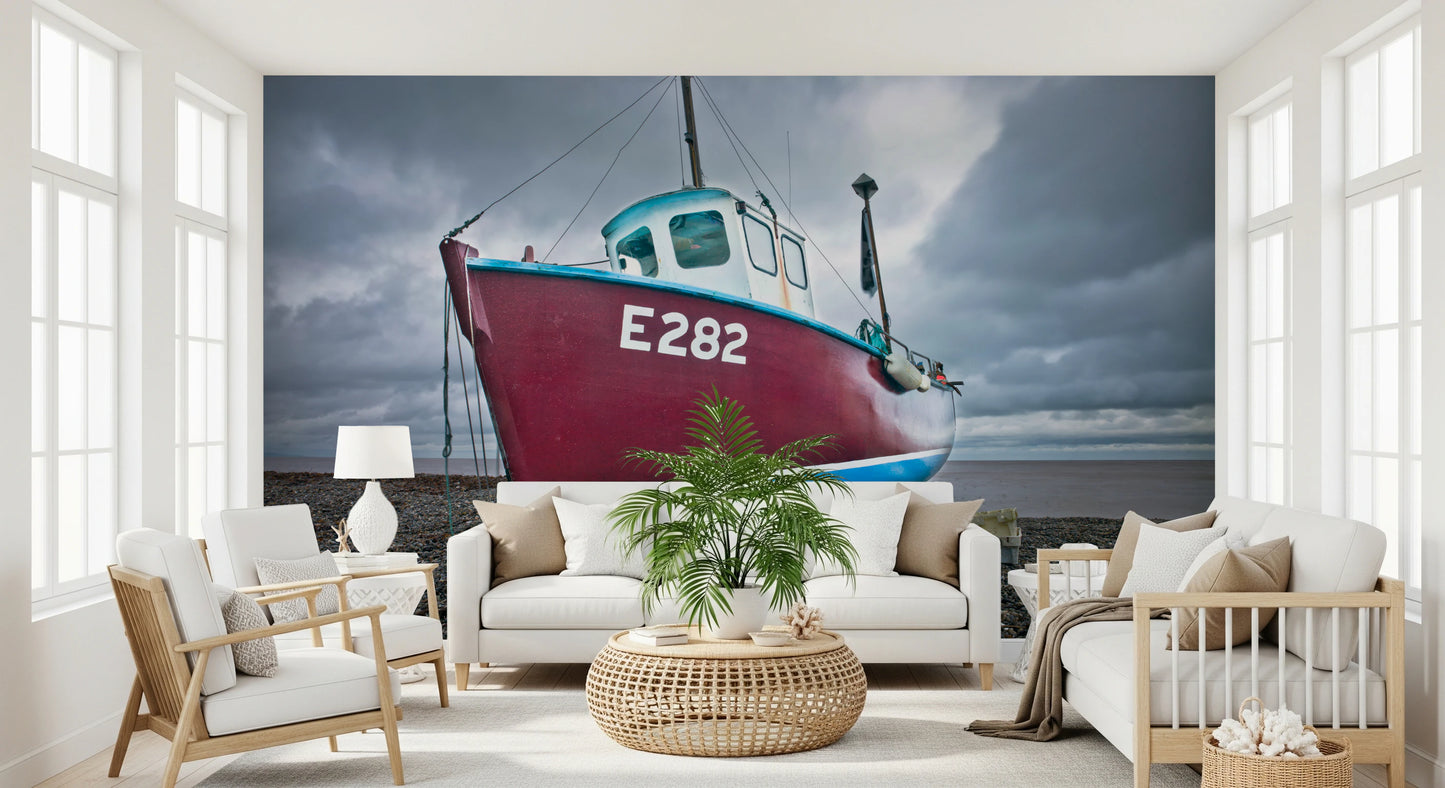 Moored in Serenity Wall Mural