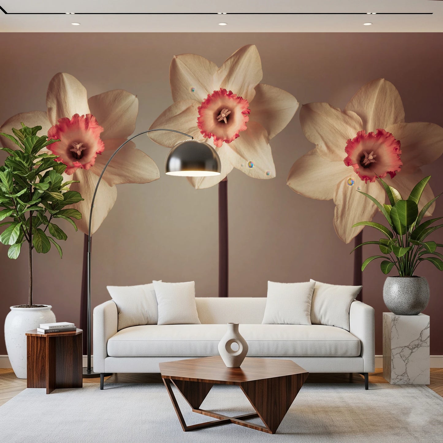Dazzling Daffodils Wall Mural
