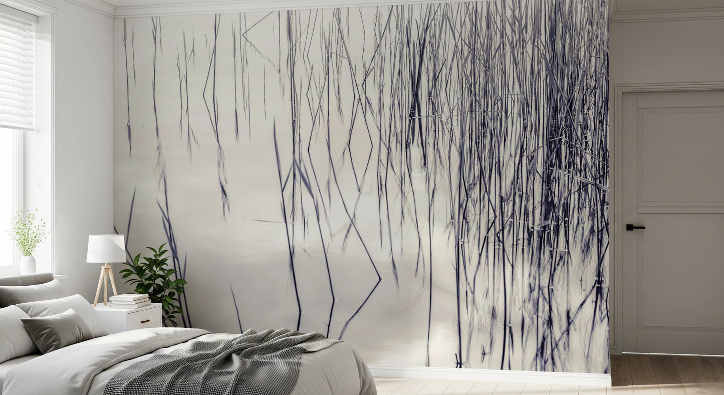 Grassy Reflections Wall Mural