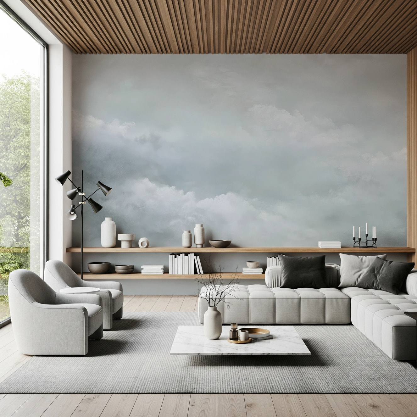 Dreamy Sky Soft Dreams Wall Mural