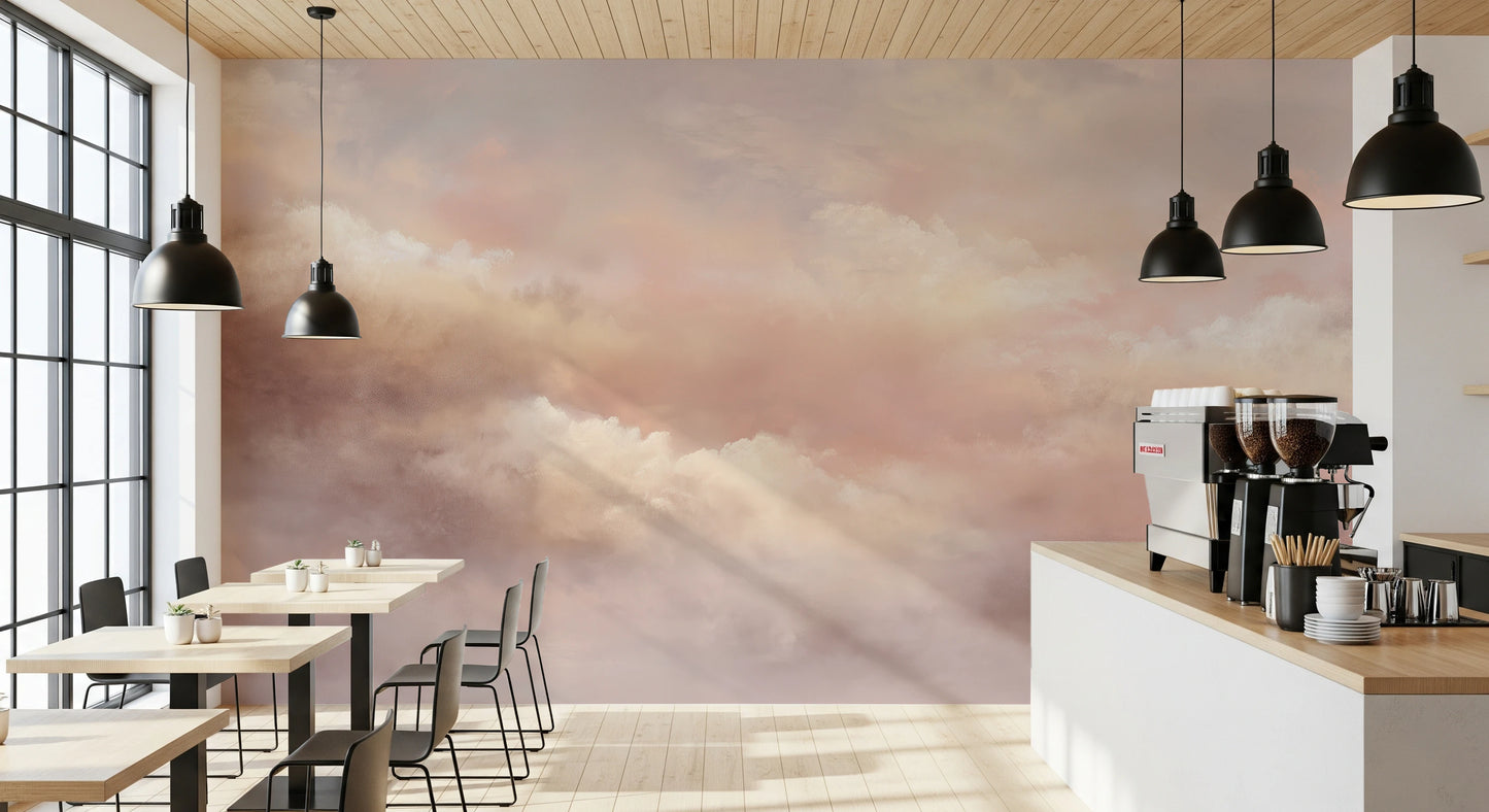 Dreamy Sky Warm Sunset Wall Mural