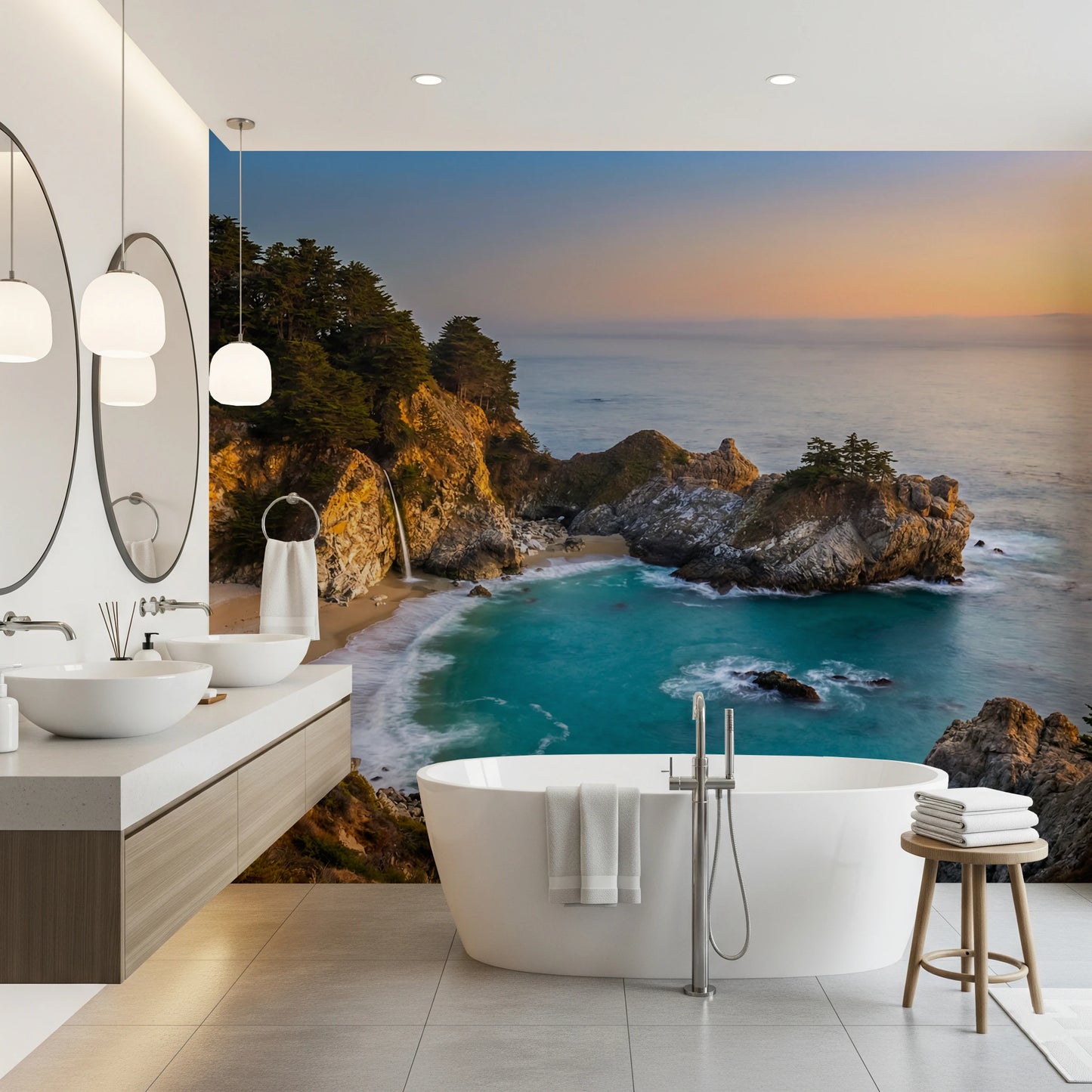 Golden Cove Wall Mural