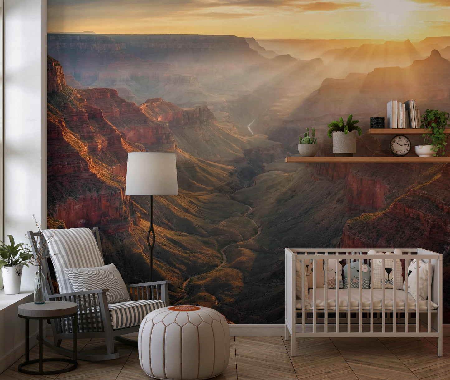 Canyon Sunrise Majesty Wall Mural