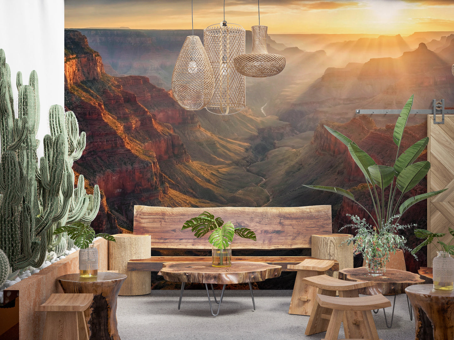 Canyon Sunrise Majesty Wall Mural