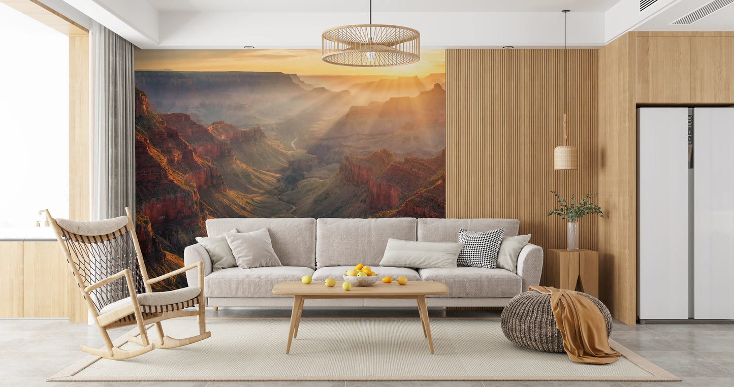 Canyon Sunrise Majesty Wall Mural
