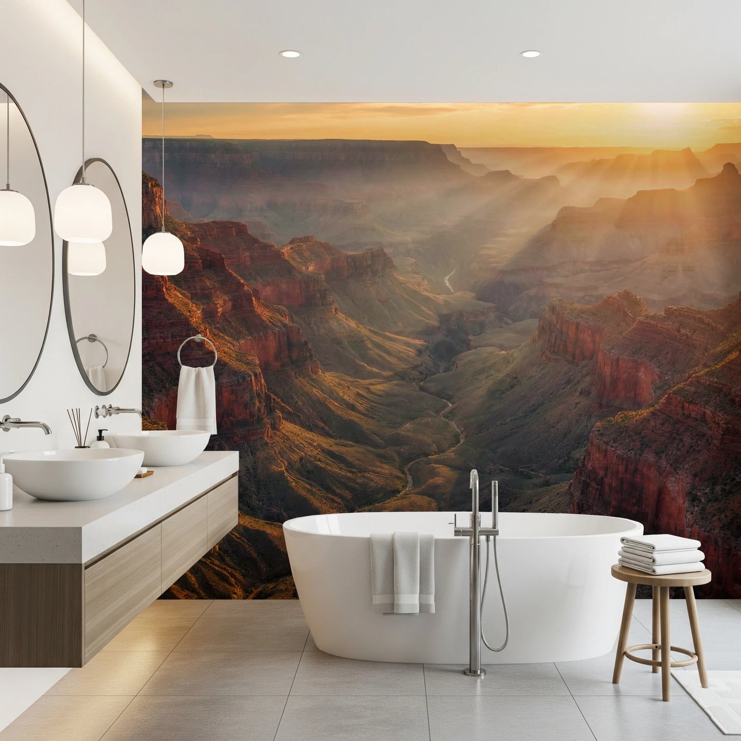 Canyon Sunrise Majesty Wall Mural
