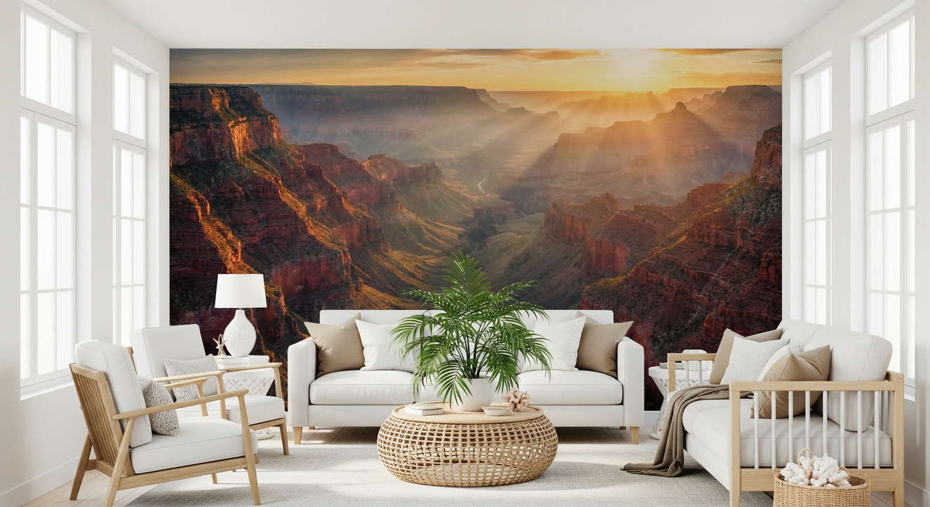 Canyon Sunrise Majesty Wall Mural
