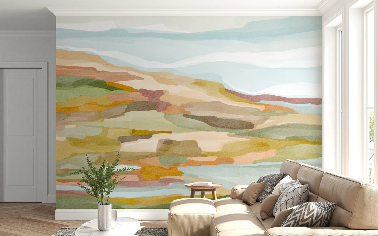 Painted Hills Wall Mural