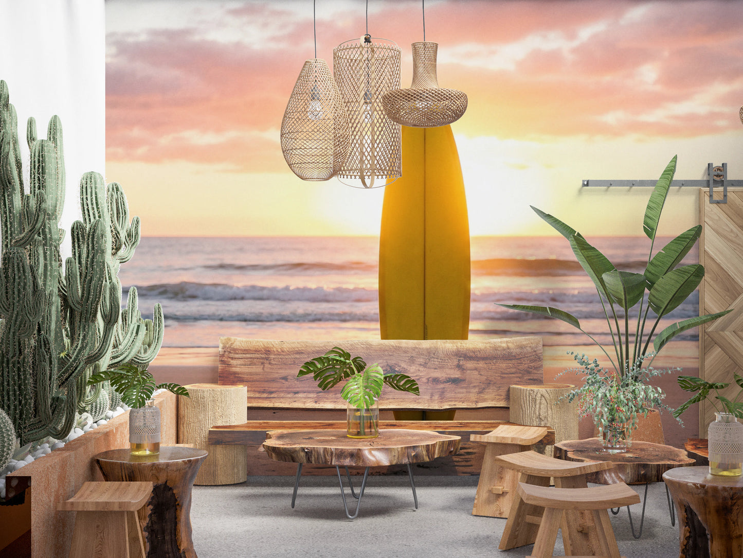 Surf's Up Serenity Wall Mural