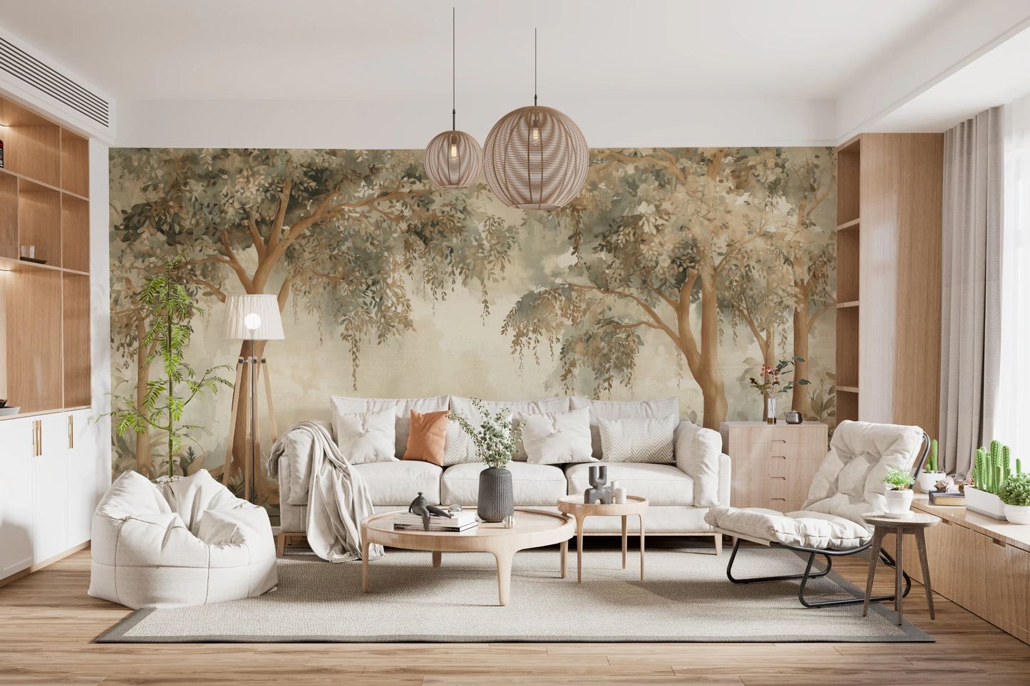 Willow Dreams – Forest Green Wall Mural