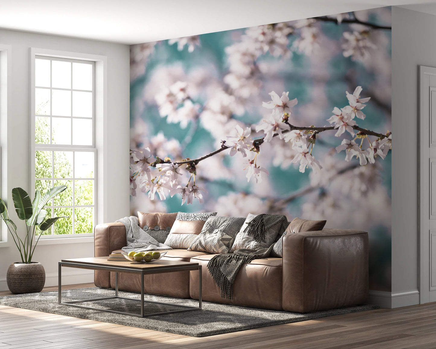Cherry Bloom Serenity Wall Mural