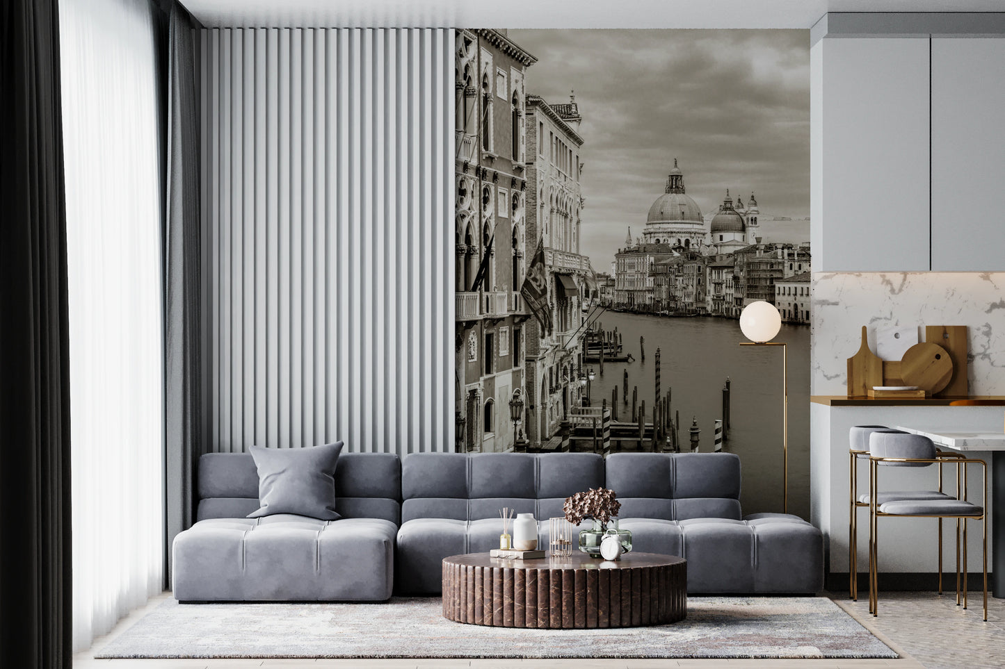Vintage Venice View Wall Mural