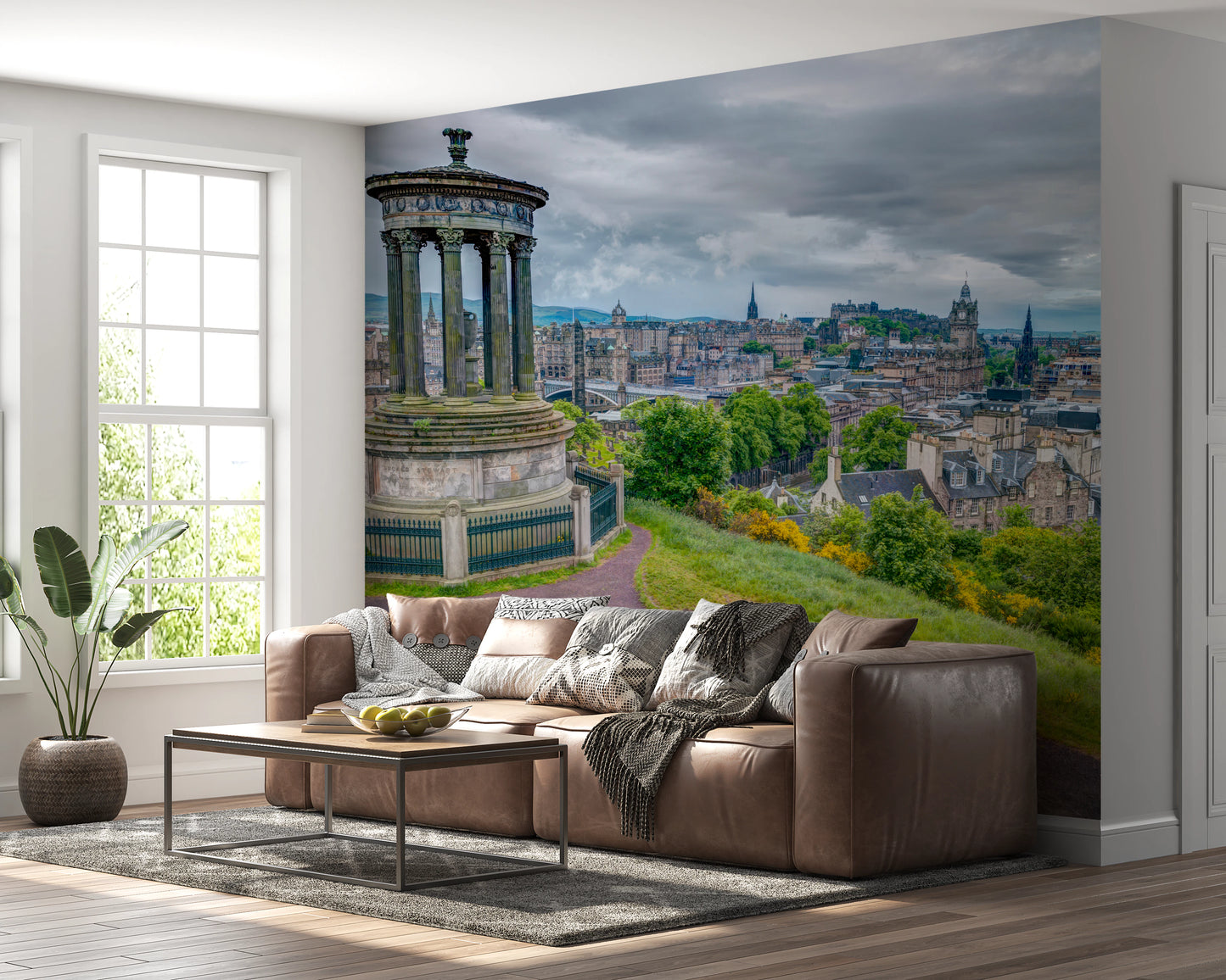 Majestic Hilltop View Wall Mural